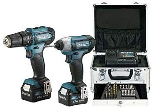 Makita CLX228SAX2 Kit Perceuse Impulsion Tournevis 12V 3x2,0Ah Valise