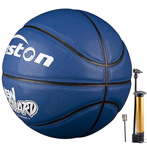 Balón De Baloncesto Senston Talla 5 | De Goma Natural Ecológica, Antideslizante Y Con Dibujos | Ideal Para Niños Y Jóvenes | Incluye Bomba Y Aguja